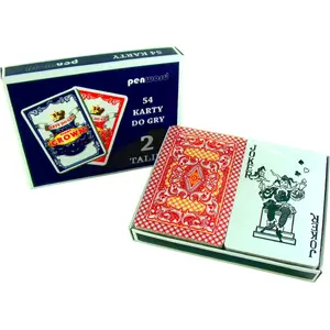 Playing Cards Penword 54 cards, 2 decks — standard card set for games and card tricks
