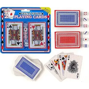 Playing Cards Set Adar — 2 Decks with Dice, Polish edition
