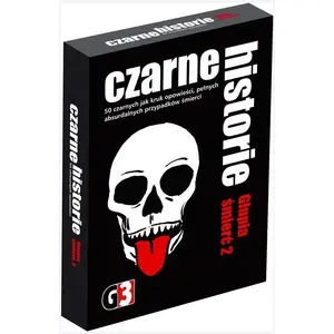 Board game G3 Czarne historie — Głupia śmierć 2 (card-based mystery party game)