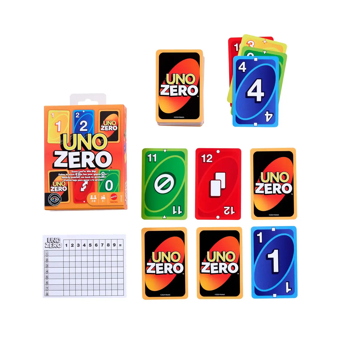 Kāršu spēle MATTEL UNO Zero Photo 3