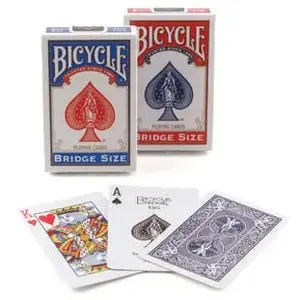 Playing cards Bicycle Bridge single deck, standard 52-card set, brand Bicycle