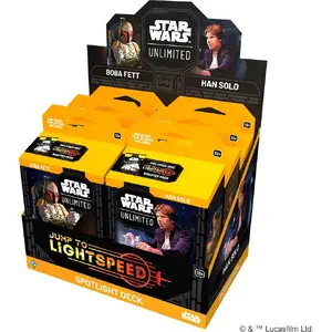 Board game accessory fantasy flight games Star Wars: Unlimited Jump to Lightspeed — Spotlight Deck Box (6)