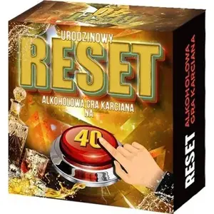 Board Game No name Gry-Urodzinowy Reset 40 party game 40 cards