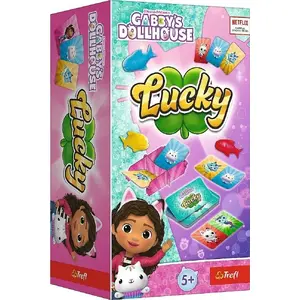 Настольная игра TREFL Gra Szczęśliwy Koci Domek Gabi — семейная игра для детей и компании