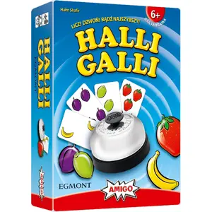 Galda spēle Egmont Gra Halli Galli — ātras reakcijas augļu saskaņošanas spēle, 2–6 spēlētāji