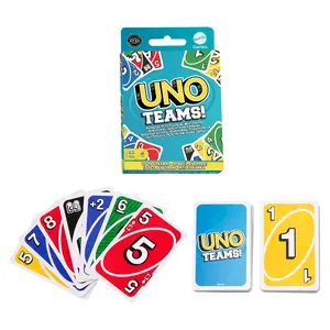 Card Game MATTEL UNO Teams — Shedding Family Game, Age 7+, Multiplayer