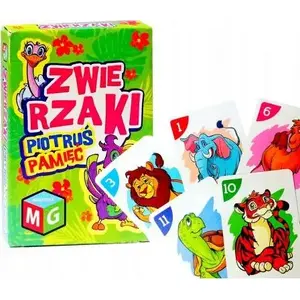 Board game Multigra Piotruś - Zwierzaki by Multigra, family card-matching game