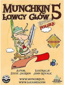 Board game Black Monk 5 Łowcy głów (9077) — tabletop strategy game, 9077 edition
