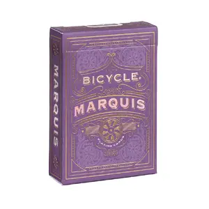 Playing cards Quint Bicycle Marquis 56 pcs, purple, 65×92 mm, 1 deck, U.S. Playing Card Co.