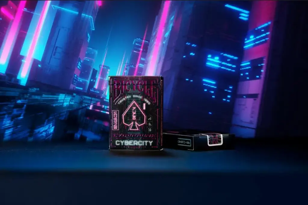 Bicycle Cyberpunk Cyber City — 56 kārtis Photo 2