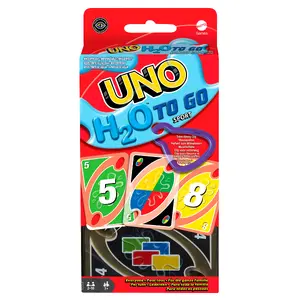 Card Game MATTEL UNO H2O To Go — Family card game, age 7+