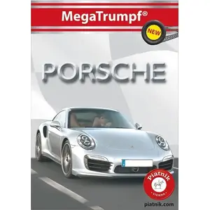 Playing cards Piatnik Karty kwartet "Porsche" — quartet card game, brand Piatnik, model 309881