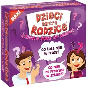 Настольная игра Kangur — «Dzieci kontra Rodzice. Czego o sobie nie wiecie? Maxi'»