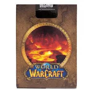 Kārtis Bicycle World of Warcraft Classic, 56 gab., kartons, sarkanas, 65×92 mm