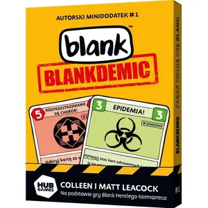 Galda spēle Rebel Blank: Blankdemic — ballīšu stratēģija, 1–8 spēlētāji, angļu izdevums