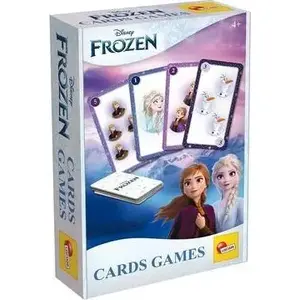 Card Game Lisciani Frozen — Educational/Memory Cards for Children, Licensed Character Cards