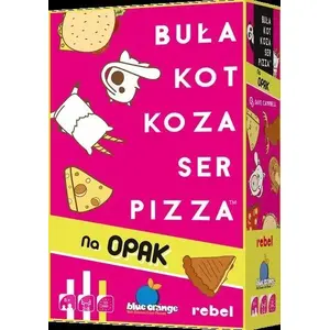 Galda spēle Rebel — 'Buła, Kot, Koza, Ser, Pizza' kāršu ballīšu spēle no Rebel
