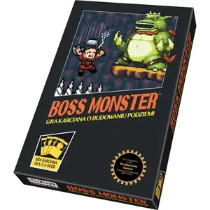 Board game TREFL Boss Monster (K95016) — card-based dungeon-building gameplay for 2–4 players