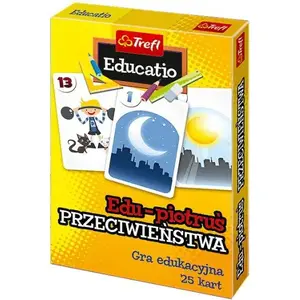 Board game TREFL Edu-Piotruś — Przeciwieństwa (children’s educational matching card game)