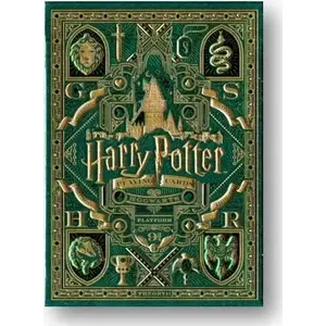 Kāršu kava Bicycle Harry Potter zaļa — standarta spēļu kārtis Bicycle