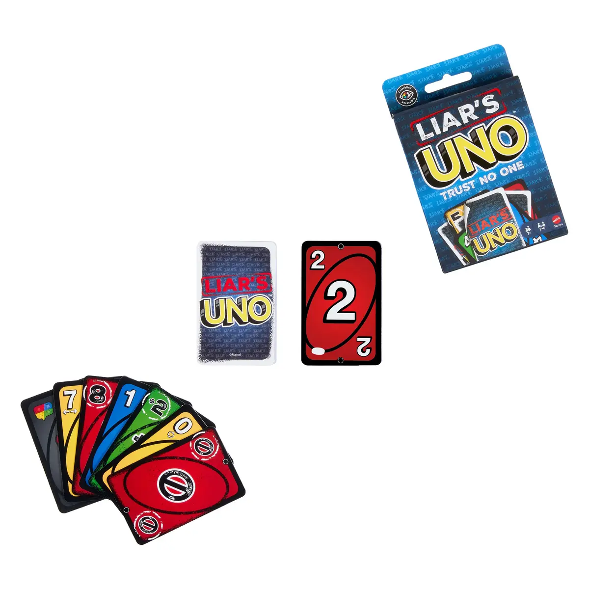 Kāršu spēle MATTEL Liar’s UNO Photo 4