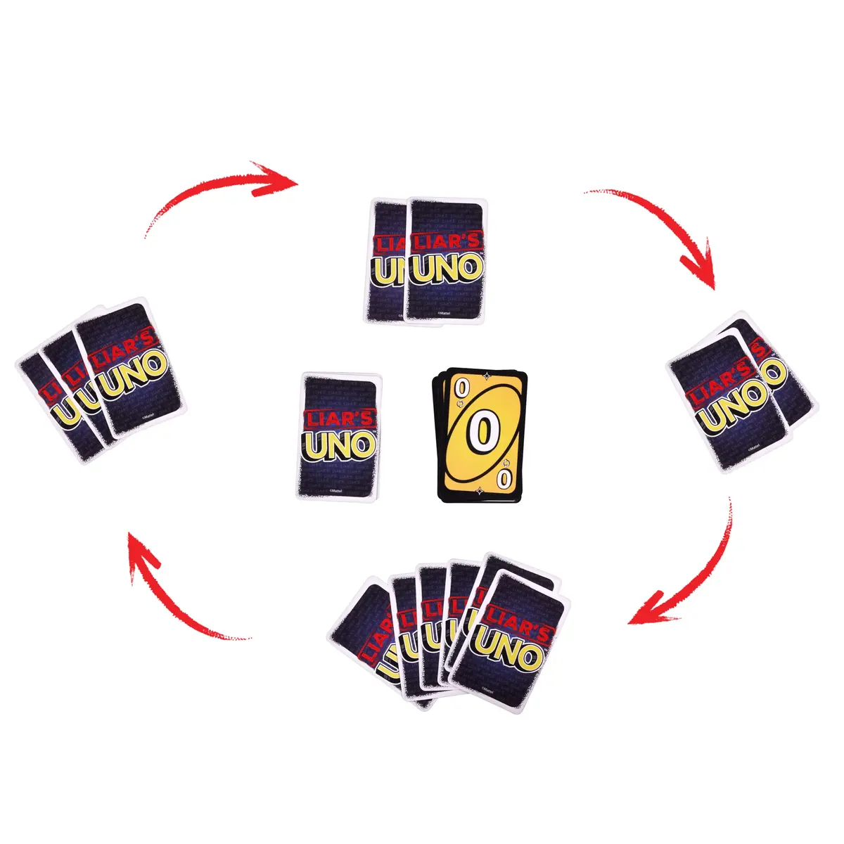 Kāršu spēle MATTEL Liar’s UNO Photo 5