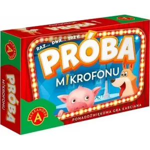 Board game Alexander Gra Pr?ba mikrofonu by Alexander — family tabletop game, model GXP-826869