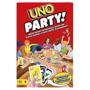 Card Game MATTEL UNO Party Family — Shedding card game, age 7+