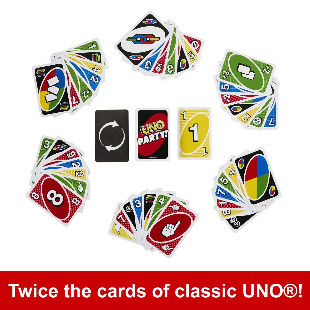 Карточная игра MATTEL UNO Party Family Photo 8