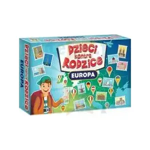 Board game Kangur Dzieci kontra rodzice. Europa by Kangur — family trivia game, Polish edition