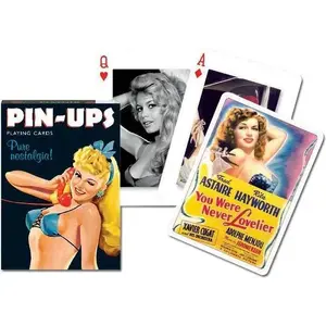 Playing Cards Piatnik Pin-ups single deck — model 208911, standard 52-card pack