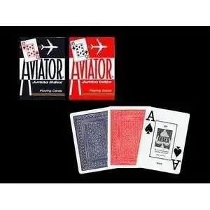 Galda spēle Aviator Jumbo no Aviator — modelis 184259, liela formāta kāršu komplekts