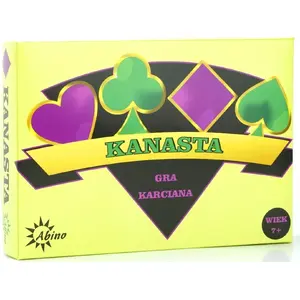Card game Abino Kanasta — Abino Gra karciana Kanasta playing cards set