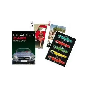 Игральные карты Piatnik International Classic Cars — 1 колода, стандартный покерный размер