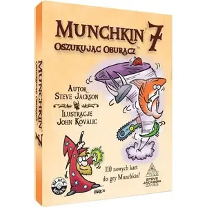 Board game Black Monk Gra Munchkin 7 Oszukując oburącz Dodatek – expansion pack, Polish edition