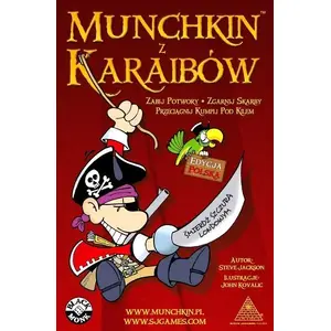Настольная игра Black Monk MUNCHKIN z Karaibów (9046) — карточная юмористическая приключенческая игра