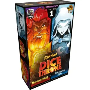 Board Game Lucky Duck Games Dice Throne: Starcie 1 — Barbarian vs Moon Elf