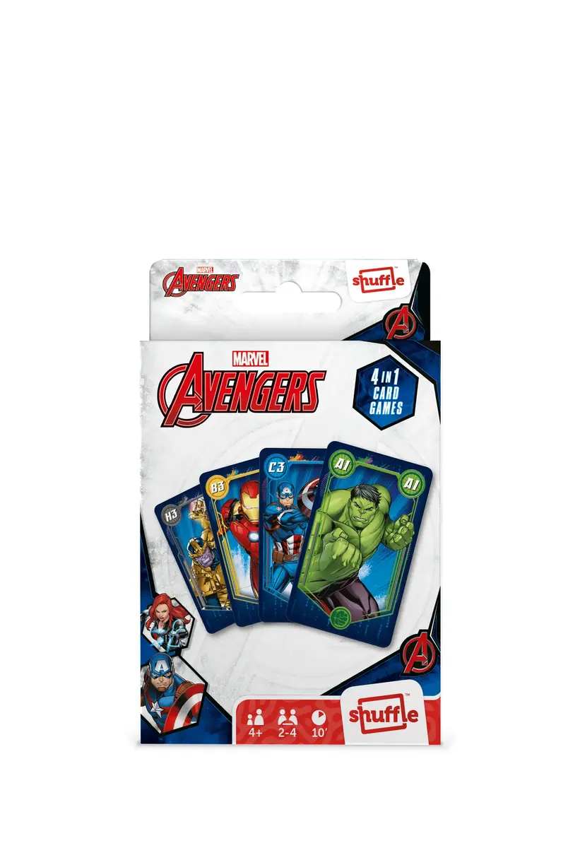 Kāršu spēle Cartamundi Shuffle Marvel Avengers 4-in-1 Photo 8