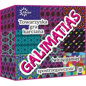 Board game Abino Gra Galimatias — party guessing game for groups
