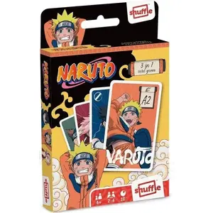 Card game set Cartamundi Shuffle Fun Naruto 3-in-1 by Cartamundi — themed playing cards and accessories