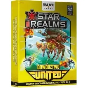 Board game Iuvi Star Realms: United - Dowództwo, tabletop deckbuilding, competitive 2+ players