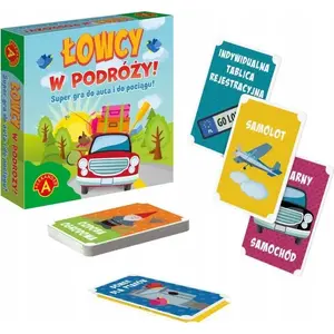 Board Game Alexander KARCIANA LOWCY W PODROZY ALX PUD – travel card game, MPN 2909 ALX