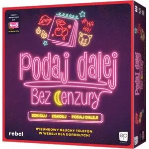 Настольная игра Rebel Podaj dalej! Bez cenzury — вечеринная игра, социальная дедукция, польское издание