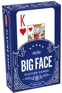 Игральные карты TACTIC Tactic 03083 — 55 карт, синие, рекомендовано от 7 лет
