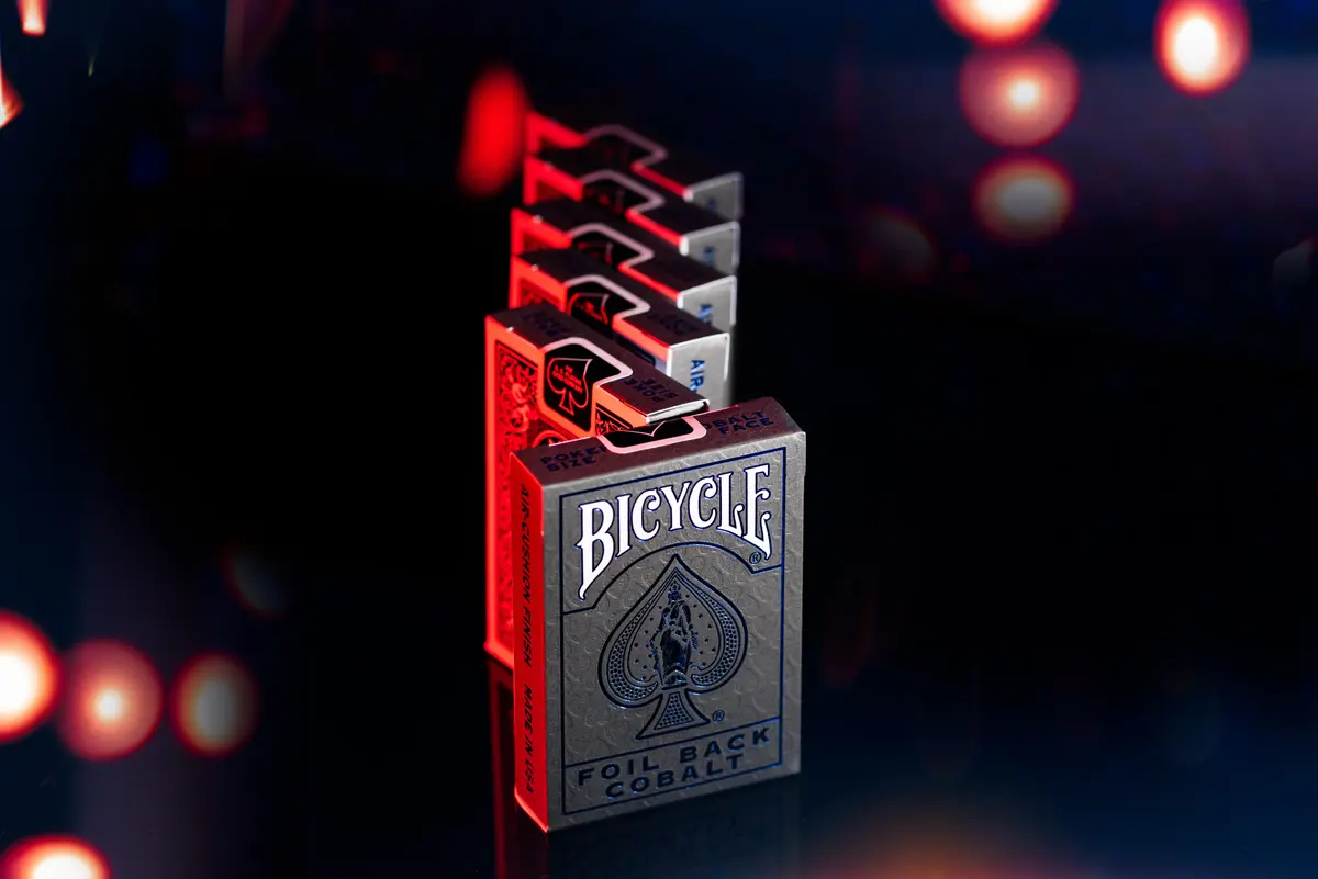 Bicycle METALLUXE COBALT kārtis 56 gab. Photo 6