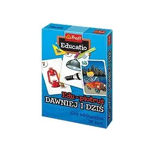 Board Game TREFL Edu-Piotruś — Trefl Edu-Piotruś 'Dawniej i dziś' educational card game