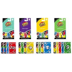 Papildpakojums galda spēlei MATTEL UNO — 16 kārtis: Reverse/Stack/Swap/Speed, 7+