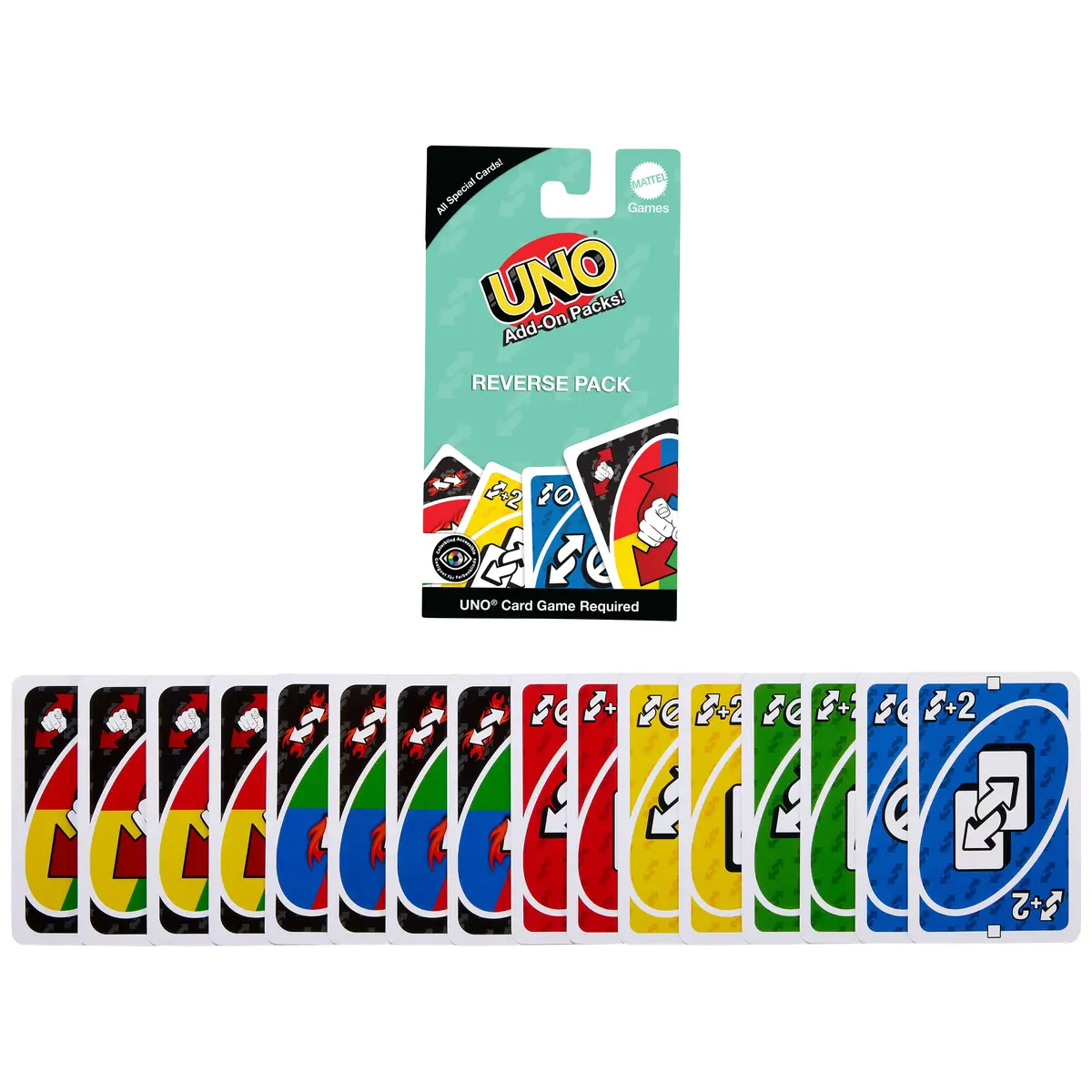 MATTEL UNO papildpakas 16 kārtis Photo 10