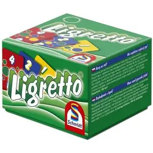 Card Game schmidt spiele Ligretto zielone – fast-paced multiplayer card game, compact travel set