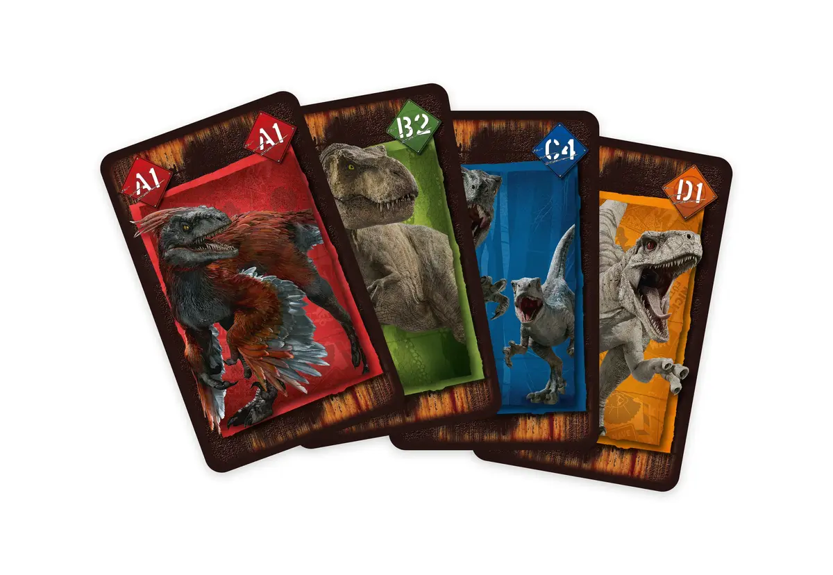 Card Game Cartamundi Shuffle Jurassic World 4-in-1 Photo 2